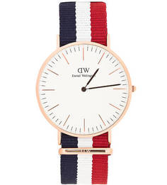 Часы с текстильным ремешком Daniel Wellington