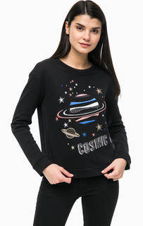 Хлопковый свитшот с вышивкой Tom Tailor Denim