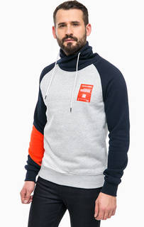 Серый свитшот с высоким воротом Jack & Jones