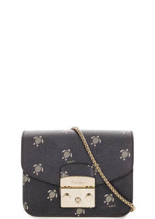 Маленькая кожаная сумка через плечо Furla