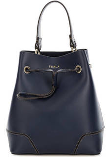 Маленькая кожаная сумка торба Furla