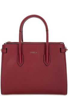 Кожаная сумка с короткими ручками Furla