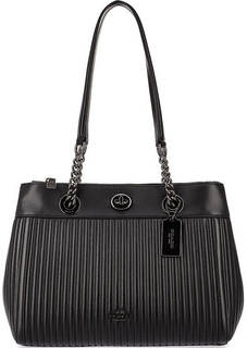 Стеганая сумка из натуральной кожи Coach