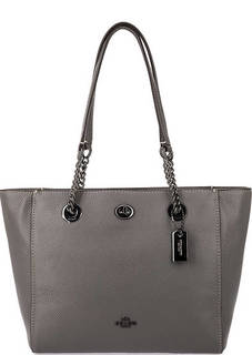 Сумка из мягкой кожи в форме трапеции Coach