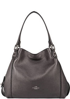 Кожаная сумка с двумя отделами Coach
