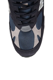 Комбинированные кроссовки синие №991 New Balance