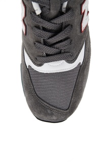 Серые замшевые кроссовки №998 New Balance
