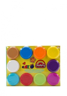 Набор Масса для лепки, 10 разноцветных баночек, в коробке Abtoys