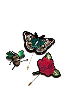 Комплект брошей 3 шт. Kameo-Bis