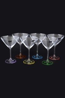 Набор бокалов для мартини 6 шт Crystalite Bohemia