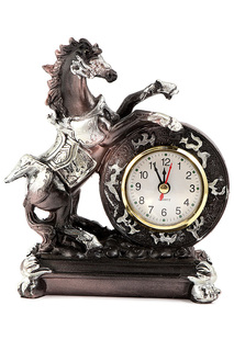 Часы настольные "Конь" 16x12 Русские подарки
