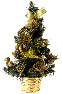 Настольная елочка c игрушками Vittorio Richi