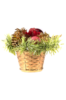 Новогодний букет в корзинке Vittorio Richi