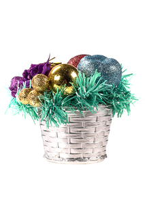 Новогодний букет в корзинке Vittorio Richi