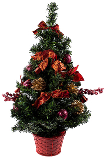 Настольная елочка c игрушками Vittorio Richi