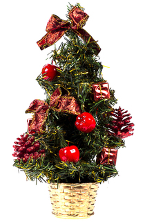 Настольная елочка c игрушками Vittorio Richi