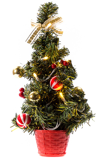 Настольная елочка c гирляндой Vittorio Richi