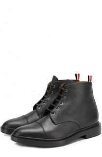 Высокие кожаные ботинки на шнуровке Thom Browne