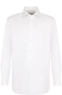 Хлопковая сорочка с воротником кент Brioni
