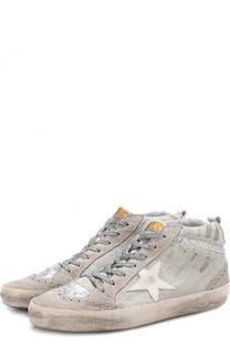 Комбинированные кеды Mid Star на шнуровке Golden Goose Deluxe Brand