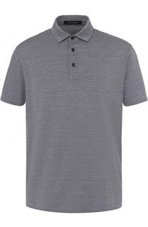 Хлопковое поло с короткими рукавами Ermenegildo Zegna