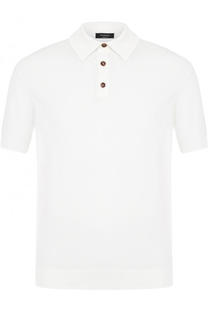 Хлопковое поло с короткими рукавами Ermenegildo Zegna