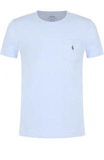 Хлопковая футболка с круглым вырезом Polo Ralph Lauren