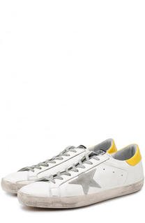 Кожаные кеды SuperStar с аппликацией Golden Goose Deluxe Brand