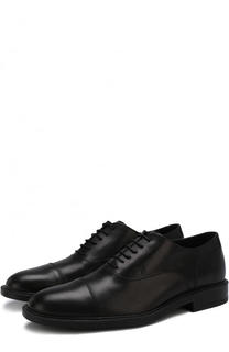 Кожаные оксфорды с прострочкой Tod’s Tods
