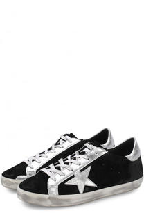 Замшевые кеды SuperStar с аппликацией Golden Goose Deluxe Brand