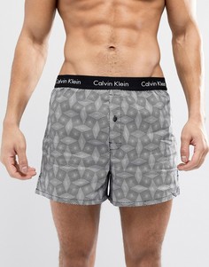 Тканые боксеры слим Calvin Klein - Черный