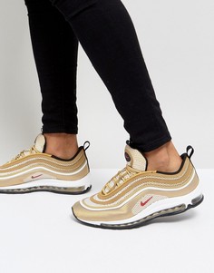 Золотистые кроссовки Nike Air Max 97 Ultra 17 918356-700 - Золотой