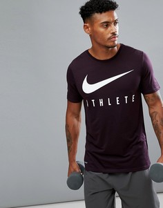 Красная футболка Nike Training Dri-FIT Athlete 739420-652 - Красный