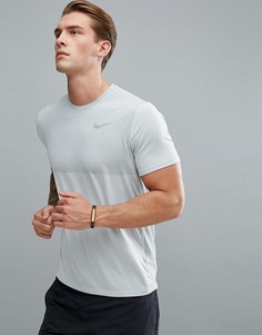 Серая футболка Nike Running Zonal Relay 833580-043 - Серый