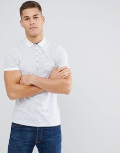 Футболка-поло с контрастным воротником Ted Baker - Белый