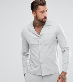Хлопковая пижамная рубашка ASOS - Серый