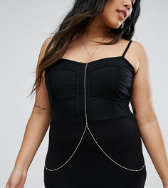 Ожерелье в восточном стиле ASOS CURVE - Золотой