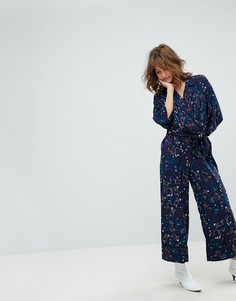 Комбинезон с принтом дракона Monki - Черный
