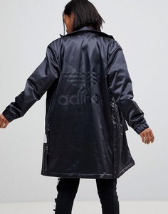Черная длинная куртка Adidas Originals Adibreak - Черный