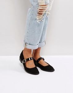 Туфли на плоской подошве ASOS MINT - Черный
