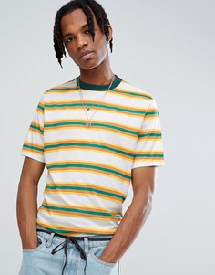 Свободная футболка в полоску в стиле ретро ASOS - Мульти