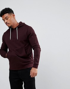 Бордовое худи ASOS - Красный