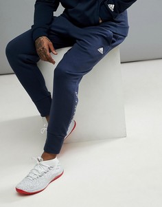 Темно-синие брюки adidas Basketball Dame CV7725 - Темно-синий
