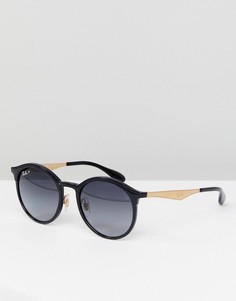 Черные круглые солнцезащитные очки Ray-Ban 0RB4277 - 51 мм - Черный