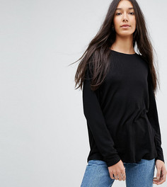 Оверсайз-футболка с рукавами летучая мышь ASOS TALL - Черный