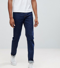 Темно-синие эластичные джинсы слим из денима плотностью 12,5 унц ASOS TALL - Синий