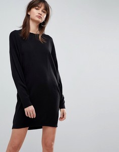 Оверсайз-платье с круглым вырезом ASOS - Черный