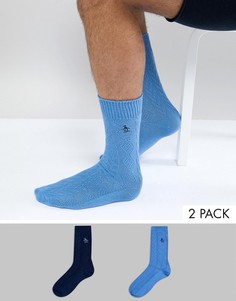 Комплект из 2 пар толстых носков Original Penguin - Синий