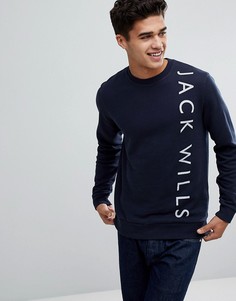 Темно-синий легкий свитшот Jack Wills Abingdon - Темно-синий