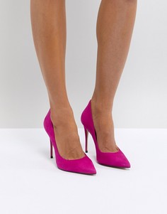 Розовые замшевые туфли с острым носком ALDO - Розовый